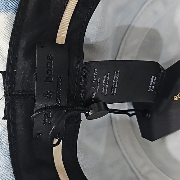 NWT Rag & Bone Blue Ellis Bucket Hat Sz OS - Picture 8 of 8